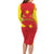 Personalized Ethiopia Tigray Region Family Matching Long Sleeve Bodycon Dress and Hawaiian Shirt Coat Of Arms With Map