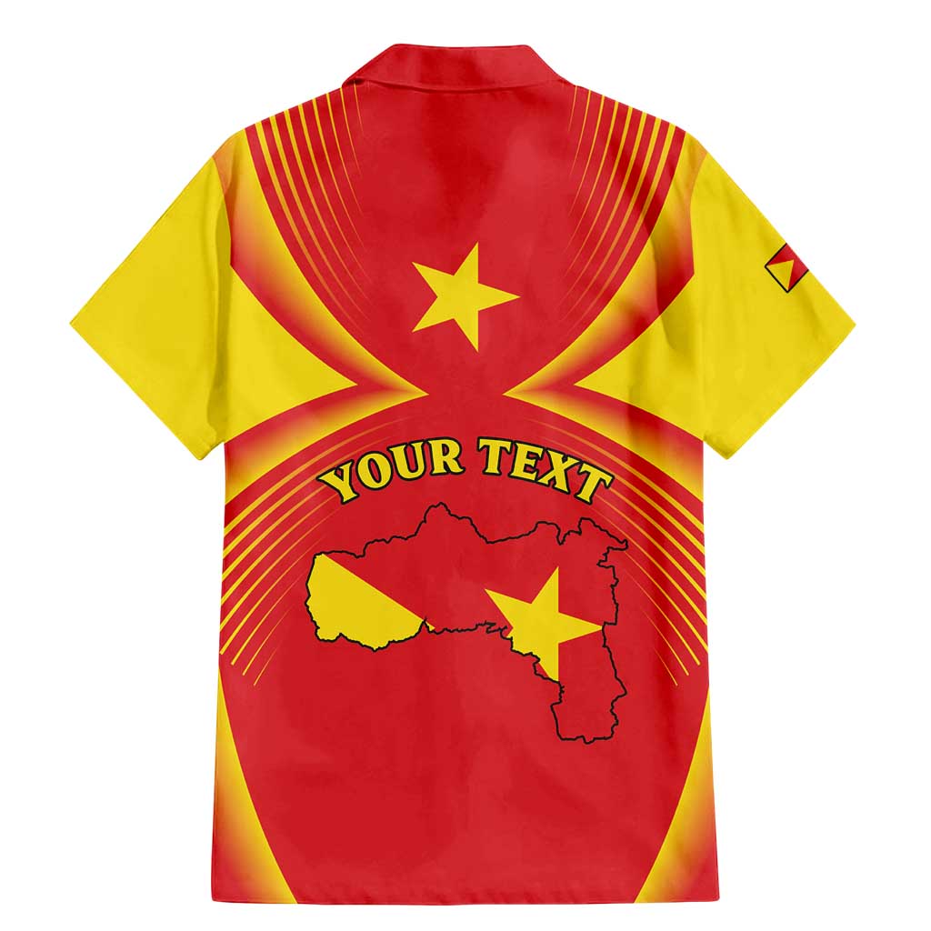 Personalized Ethiopia Tigray Region Family Matching Mermaid Dress and Hawaiian Shirt Coat Of Arms With Map