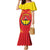 Personalized Ethiopia Tigray Region Family Matching Mermaid Dress and Hawaiian Shirt Coat Of Arms With Map