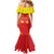 Personalized Ethiopia Tigray Region Family Matching Mermaid Dress and Hawaiian Shirt Coat Of Arms With Map