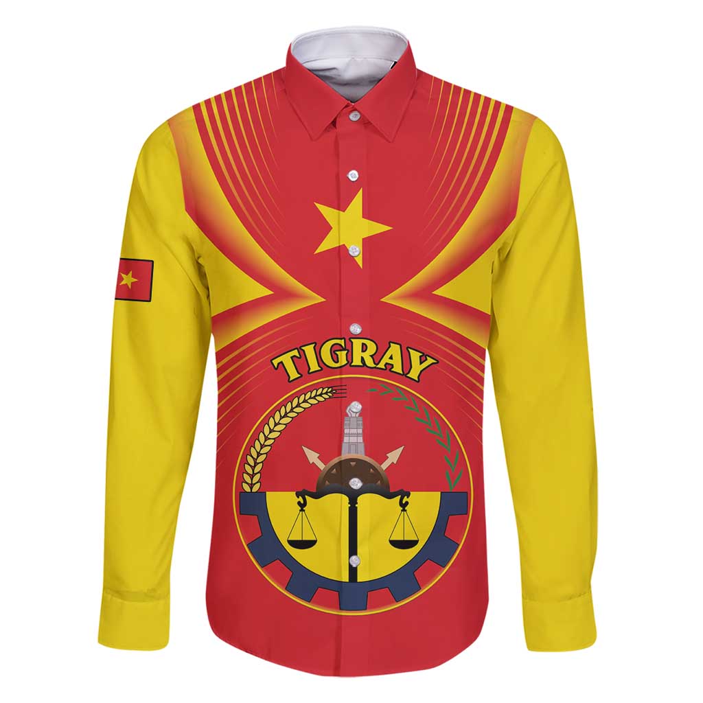 Personalized Ethiopia Tigray Region Family Matching Tank Maxi Dress and Hawaiian Shirt Coat Of Arms With Map