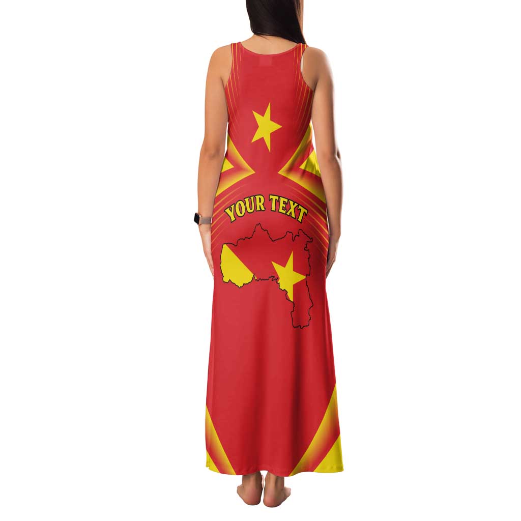 Personalized Ethiopia Tigray Region Family Matching Tank Maxi Dress and Hawaiian Shirt Coat Of Arms With Map