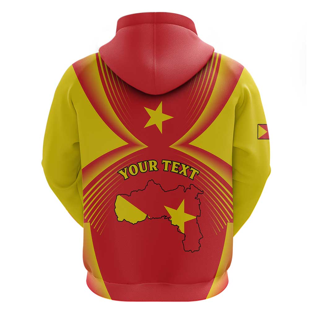 Personalized Ethiopia Tigray Region Hoodie Coat Of Arms With Map