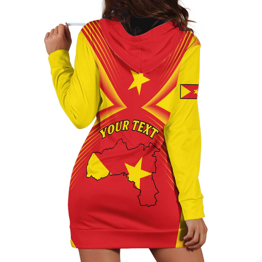 Personalized Ethiopia Tigray Region Hoodie Dress Coat Of Arms With Map