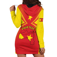 Personalized Ethiopia Tigray Region Hoodie Dress Coat Of Arms With Map