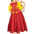 Personalized Ethiopia Tigray Region Kid Short Sleeve Dress Coat Of Arms With Map