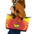 Personalized Ethiopia Tigray Region Leather Tote Bag Coat Of Arms With Map
