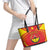 Personalized Ethiopia Tigray Region Leather Tote Bag Coat Of Arms With Map