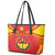 Personalized Ethiopia Tigray Region Leather Tote Bag Coat Of Arms With Map