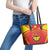 Personalized Ethiopia Tigray Region Leather Tote Bag Coat Of Arms With Map
