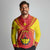 Personalized Ethiopia Tigray Region Long Sleeve Polo Shirt Coat Of Arms With Map