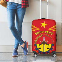 Personalized Ethiopia Tigray Region Luggage Cover Coat Of Arms With Map