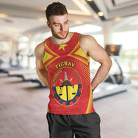 Personalized Ethiopia Tigray Region Men Tank Top Coat Of Arms With Map