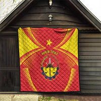Personalized Ethiopia Tigray Region Quilt Coat Of Arms With Map
