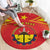 Personalized Ethiopia Tigray Region Round Carpet Coat Of Arms With Map