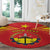 Personalized Ethiopia Tigray Region Round Carpet Coat Of Arms With Map