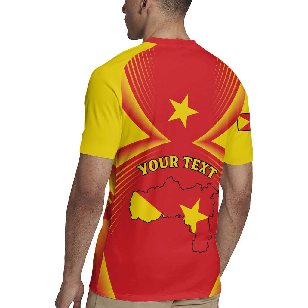 Personalized Ethiopia Tigray Region Rugby Jersey Coat Of Arms With Map