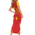 Personalized Ethiopia Tigray Region Short Sleeve Bodycon Dress Coat Of Arms With Map