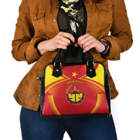 Personalized Ethiopia Tigray Region Shoulder Handbag Coat Of Arms With Map