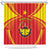 Personalized Ethiopia Tigray Region Shower Curtain Coat Of Arms With Map