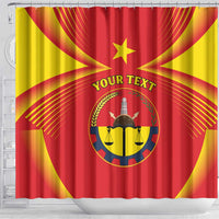 Personalized Ethiopia Tigray Region Shower Curtain Coat Of Arms With Map