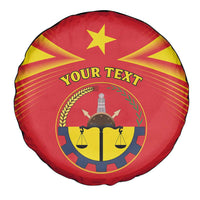 Personalized Ethiopia Tigray Region Spare Tire Cover Coat Of Arms With Map