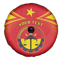 Personalized Ethiopia Tigray Region Spare Tire Cover Coat Of Arms With Map