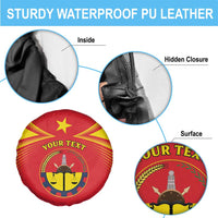 Personalized Ethiopia Tigray Region Spare Tire Cover Coat Of Arms With Map