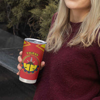 Personalized Ethiopia Tigray Region Tumbler Cup Coat Of Arms With Map
