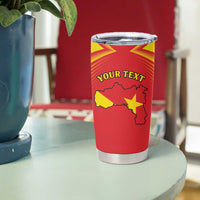 Personalized Ethiopia Tigray Region Tumbler Cup Coat Of Arms With Map