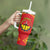 Personalized Ethiopia Tigray Region Tumbler With Handle Coat Of Arms With Map