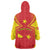 Personalized Ethiopia Tigray Region Wearable Blanket Hoodie Coat Of Arms With Map