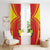 Personalized Ethiopia Tigray Region Window Curtain Coat Of Arms With Map