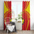 Personalized Ethiopia Tigray Region Window Curtain Coat Of Arms With Map