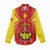 Personalized Ethiopia Tigray Region Women Casual Shirt Coat Of Arms With Map
