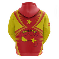 Personalized Ethiopia Tigray Region Zip Hoodie Coat Of Arms With Map