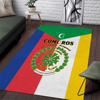 Comoros Area Rug Coat Of Arms Flag Style