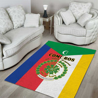 Comoros Area Rug Coat Of Arms Flag Style