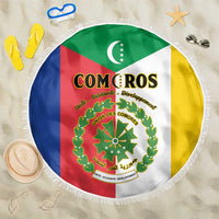Comoros Beach Blanket Coat Of Arms Flag Style