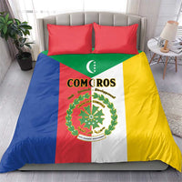 Comoros Bedding Set Coat Of Arms Flag Style