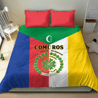 Comoros Bedding Set Coat Of Arms Flag Style