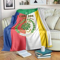 Comoros Blanket Coat Of Arms Flag Style