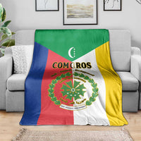 Comoros Blanket Coat Of Arms Flag Style