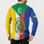 Comoros Button Sweatshirt Coat Of Arms Flag Style