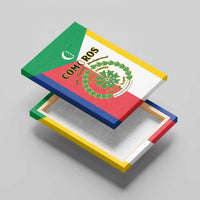 Comoros Canvas Wall Art Coat Of Arms Flag Style