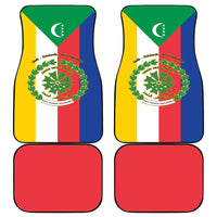 Comoros Car Mats Coat Of Arms Flag Style