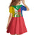 Comoros Family Matching Mermaid Dress and Hawaiian Shirt Coat Of Arms Flag Style