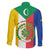 Comoros Family Matching Mermaid Dress and Hawaiian Shirt Coat Of Arms Flag Style