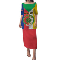 Comoros Puletasi Coat Of Arms Flag Style