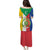 Comoros Puletasi Coat Of Arms Flag Style